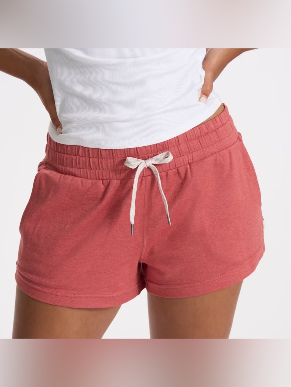 NWOT Vouri Women's Halo Performance Shorts - Dusty Rose